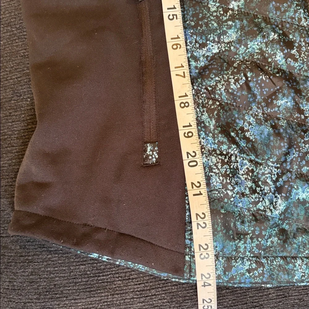 Marc New York Black Vest with Teal Patterned Front